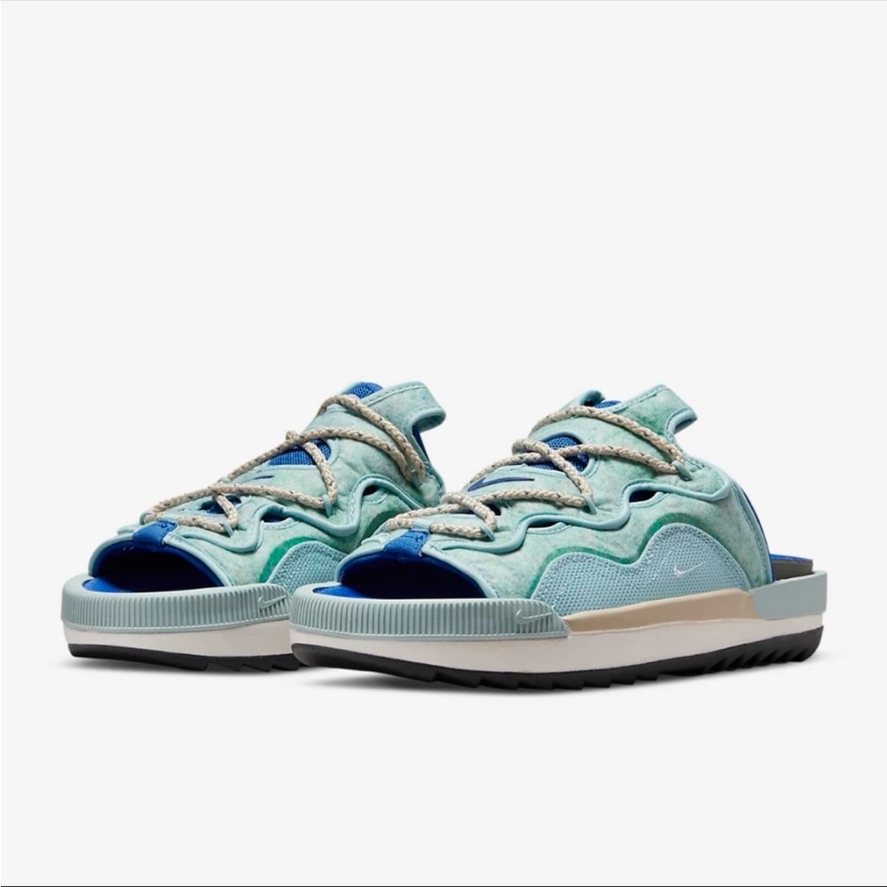 Nike Mens Offline 2.0 Mule Sandal Blue - Picture 2 of 13
